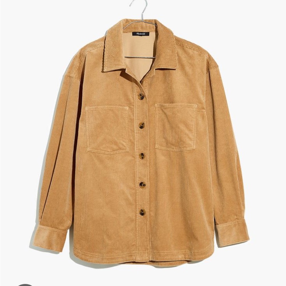 Madewell Corduroy Kentwood Oversized Shirt Jacket